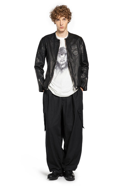 YOHJI YAMAMOTO MAN BLACK JACKETS