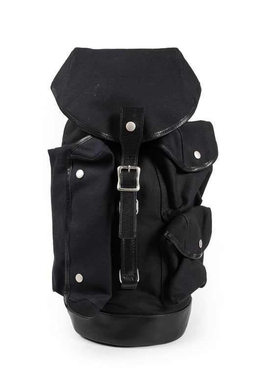 Y'S FOR MEN MAN BLACK BACKPACKS & TRAVEL BAGS