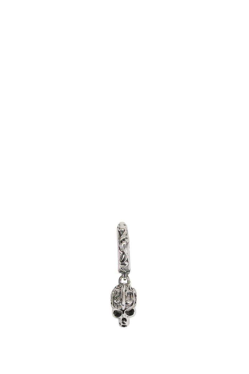 EMANUELE BICOCCHI Flourish Skull Earring unisex