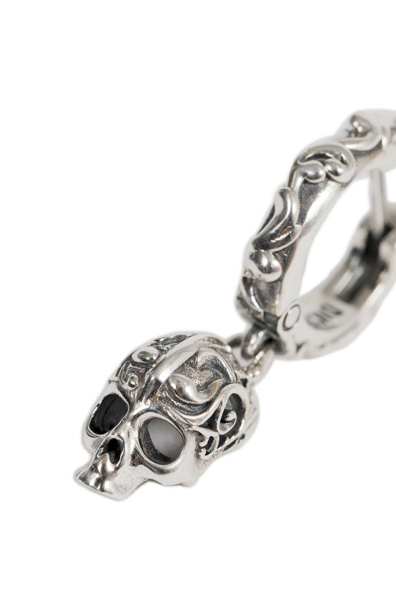 EMANUELE BICOCCHI Flourish Skull Earring unisex