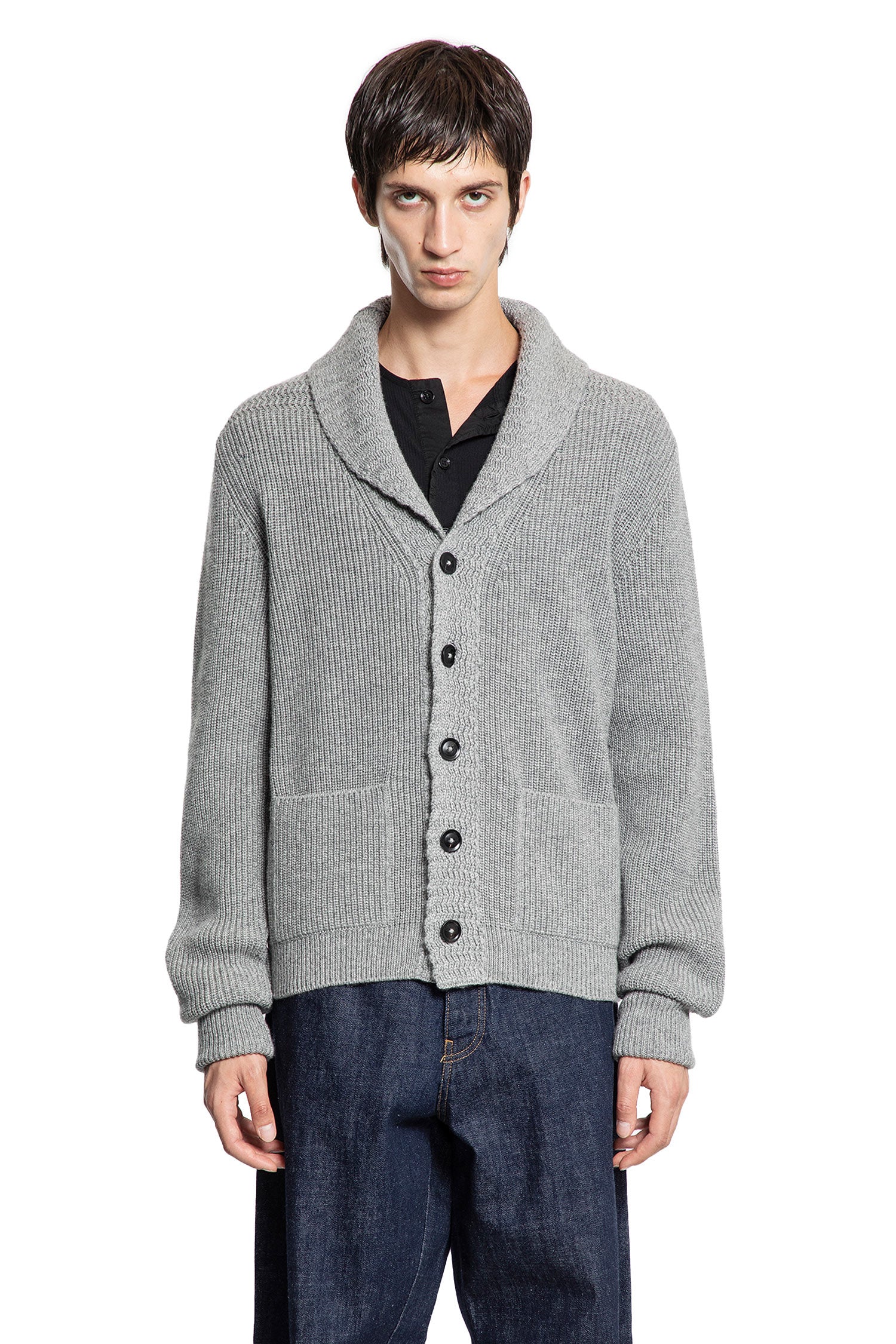 Cashmere Wool Shawl Cardigan