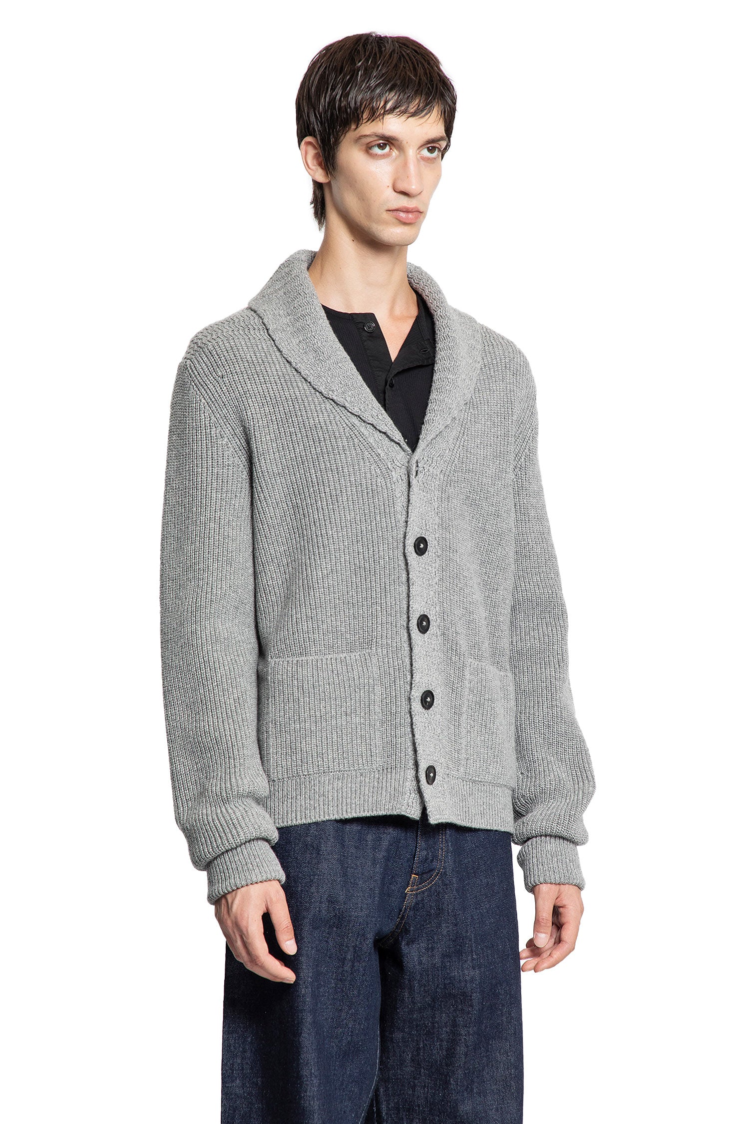 Cashmere Wool Shawl Cardigan