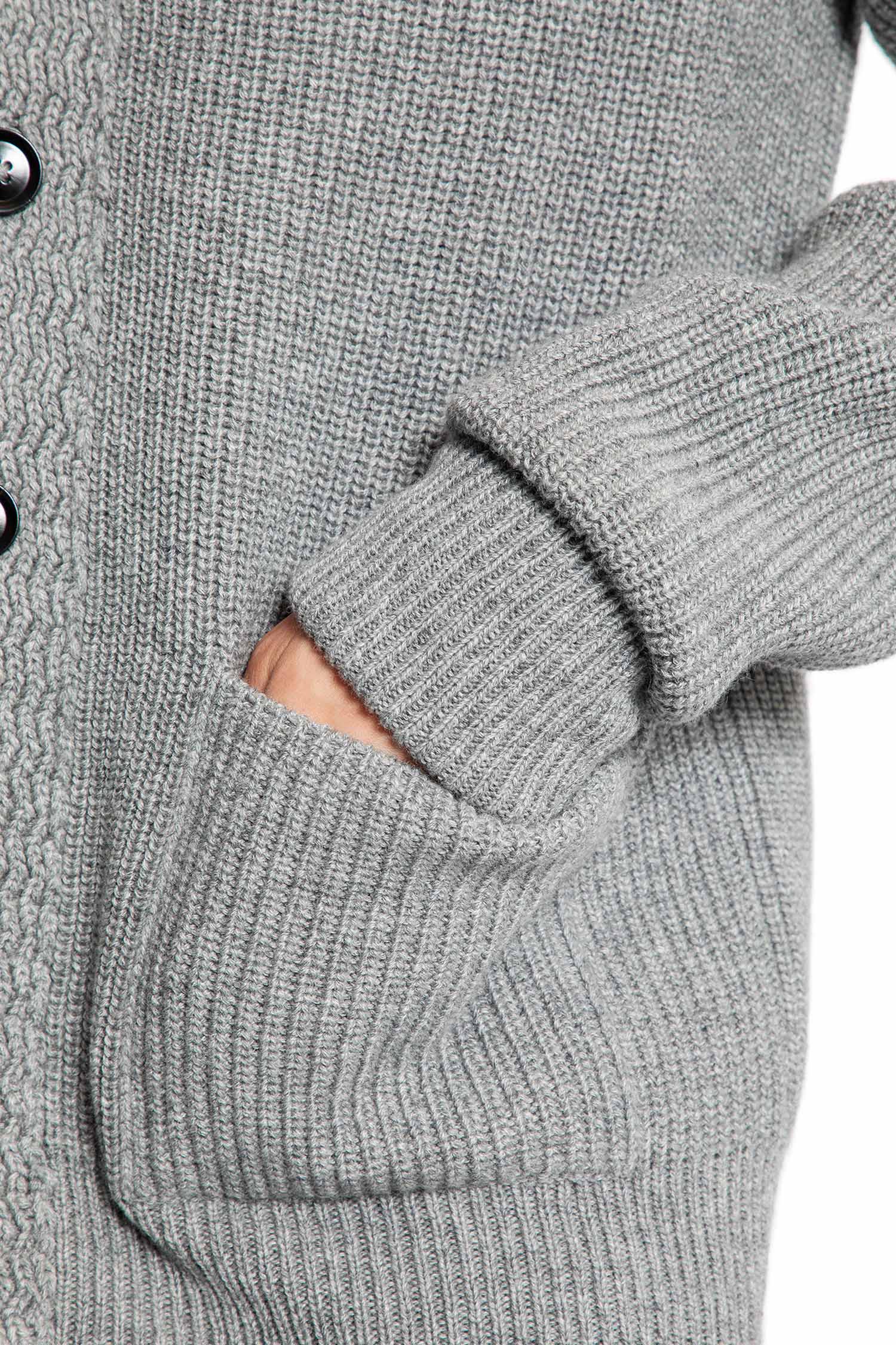 Cashmere Wool Shawl Cardigan