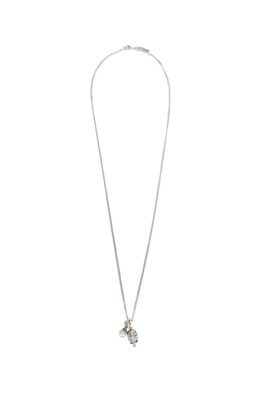 EMANUELE BICOCCHI Flourish Skull Necklace unisex