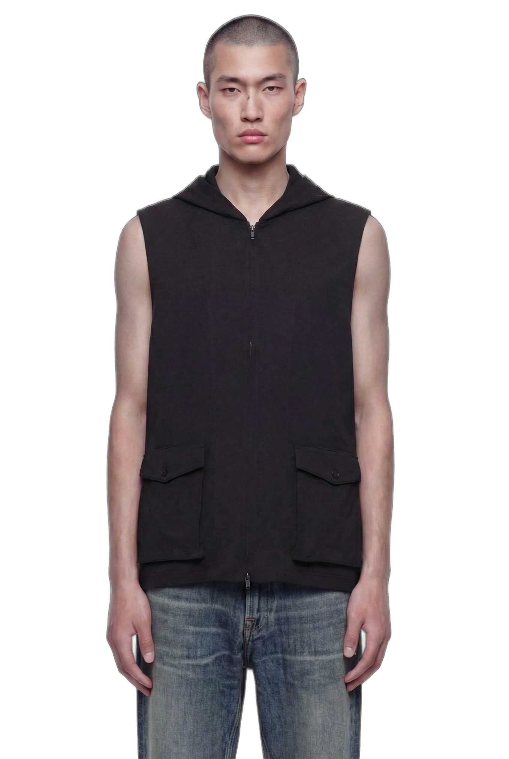 Hood Zip Vest