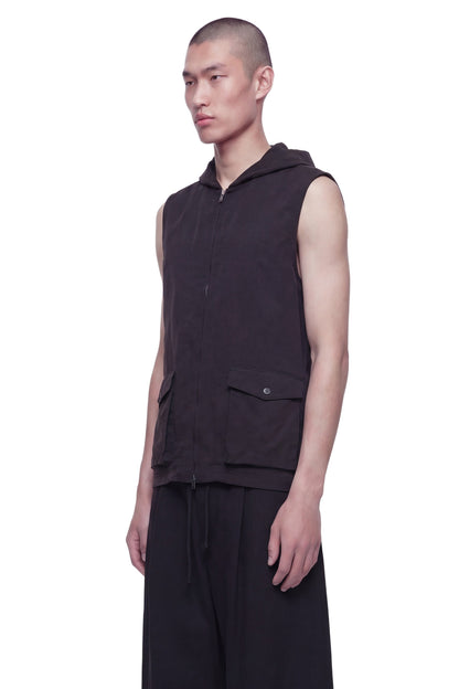 Hood Zip Vest