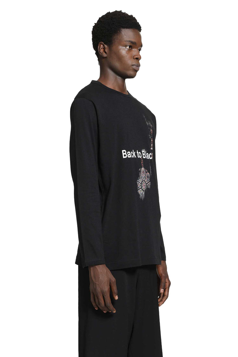 
              YOHJI YAMAMOTO Graphic Long Sleeve T-Shirt man
            