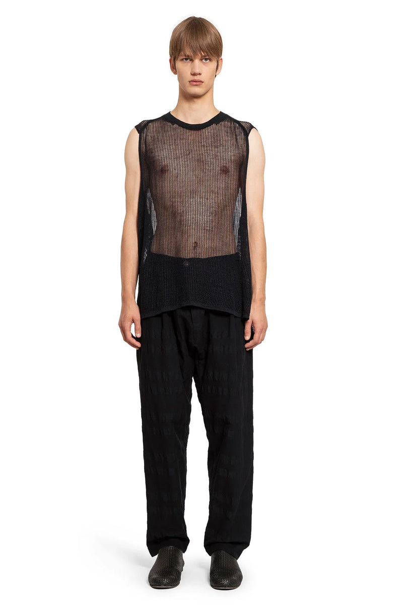 Loose fit mesh tank top - Antonioli.eu
