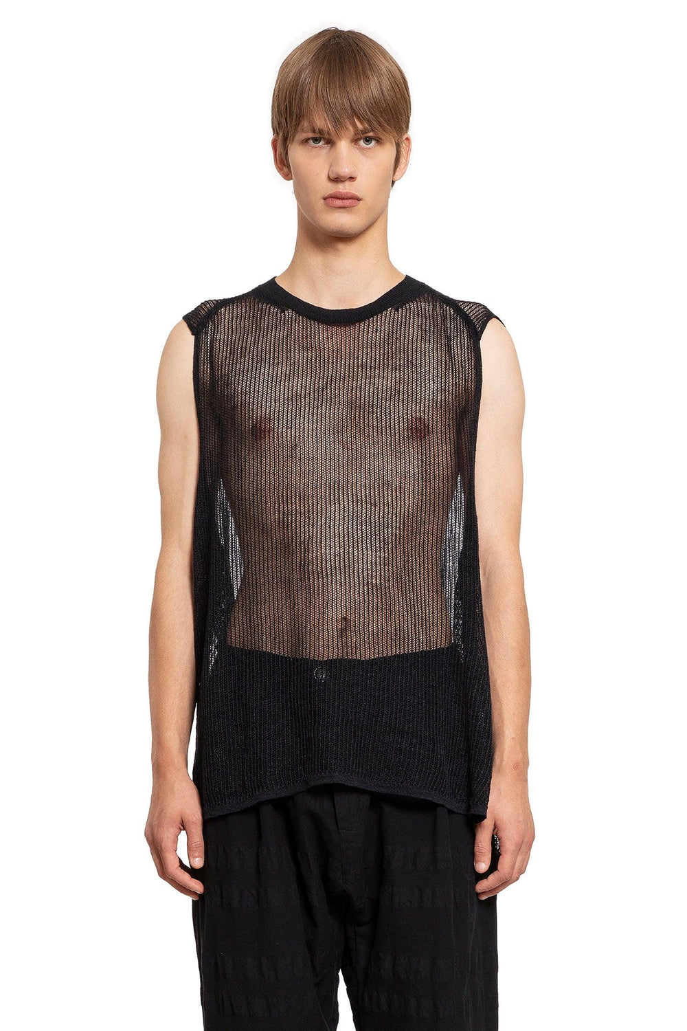 JAN-JAN VAN ESSCHE MAN BLACK T-SHIRTS & TANK TOPS - Antonioli.eu