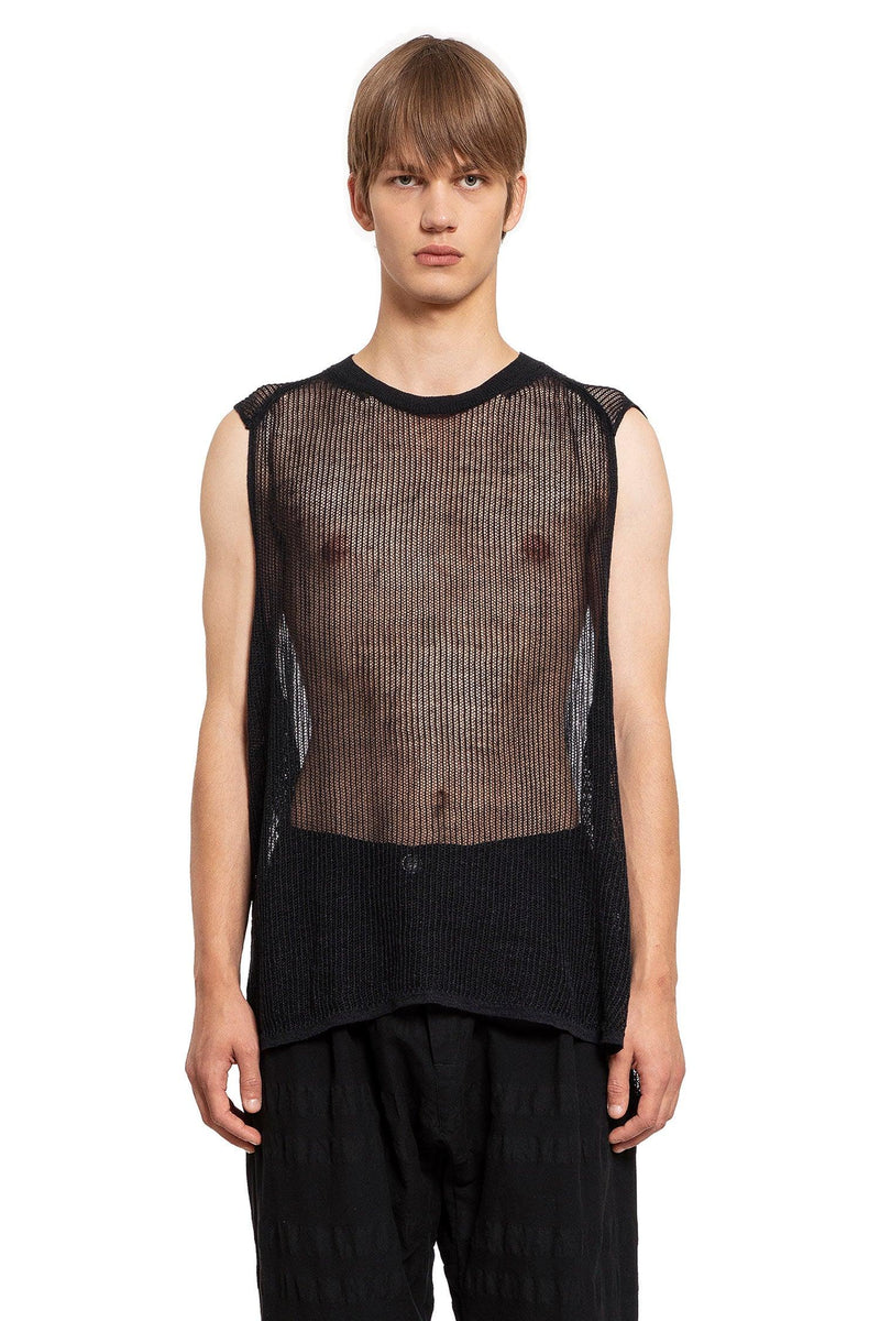 Loose fit mesh tank top - Antonioli.eu