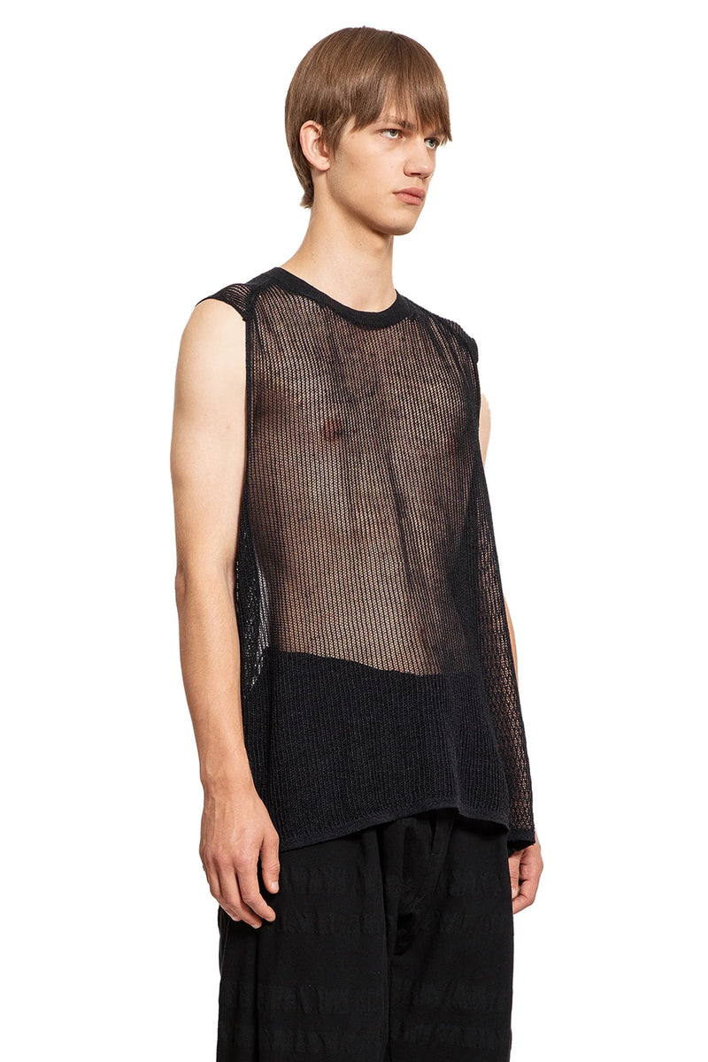 Loose fit mesh tank top - Antonioli.eu