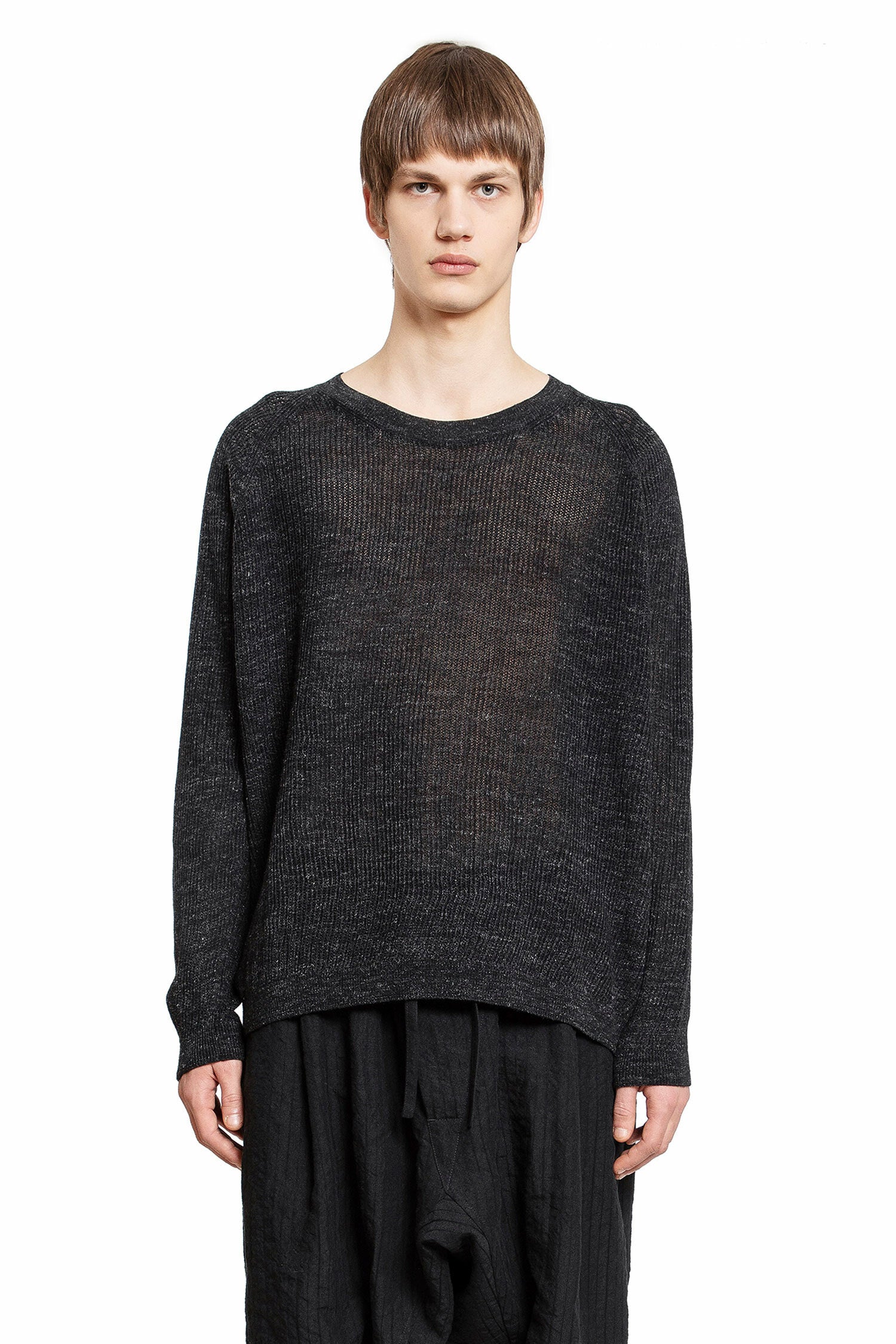 JAN-JAN VAN ESSCHE MAN GREY KNITWEAR