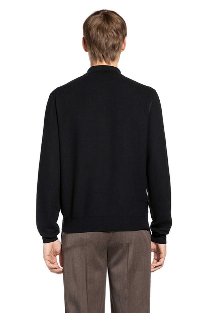 Cotton Silk Knit Polo Shirt