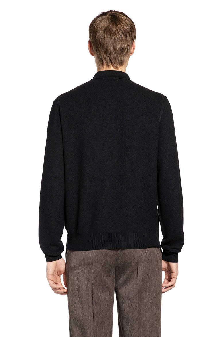 TOM FORD Cotton Silk Knit Polo Shirt man