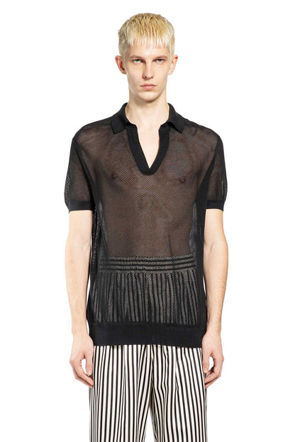 Cotton Silk Mesh Polo