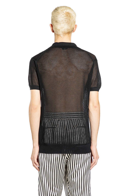 Cotton Silk Mesh Polo