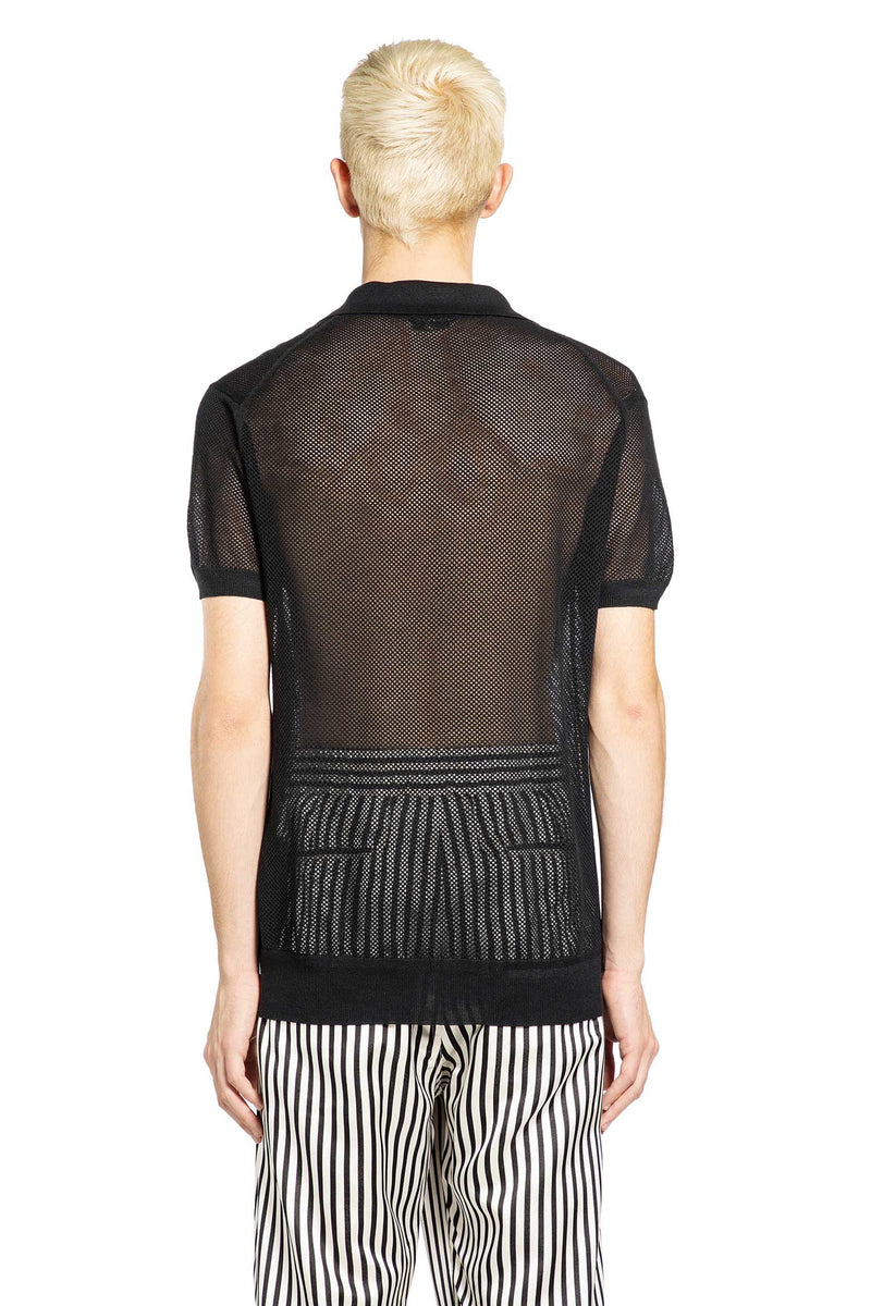 Cotton Silk Mesh Polo