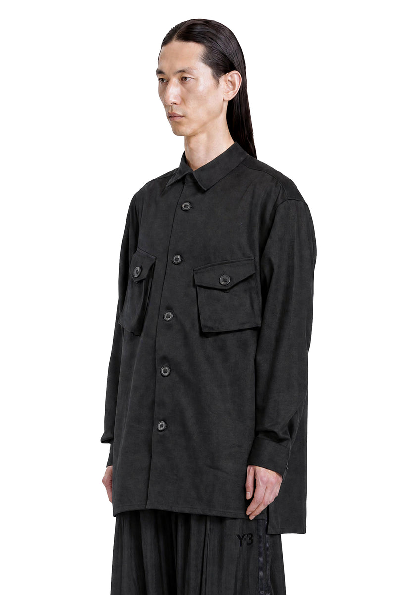 Y-3 Twill Utility Overshirt man