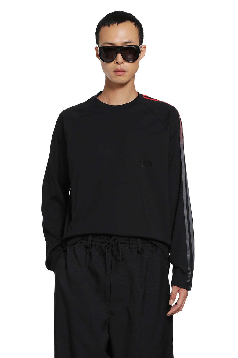 Y-3 Oversized Gradient Stripes Long Sleeve T-Shirt man
