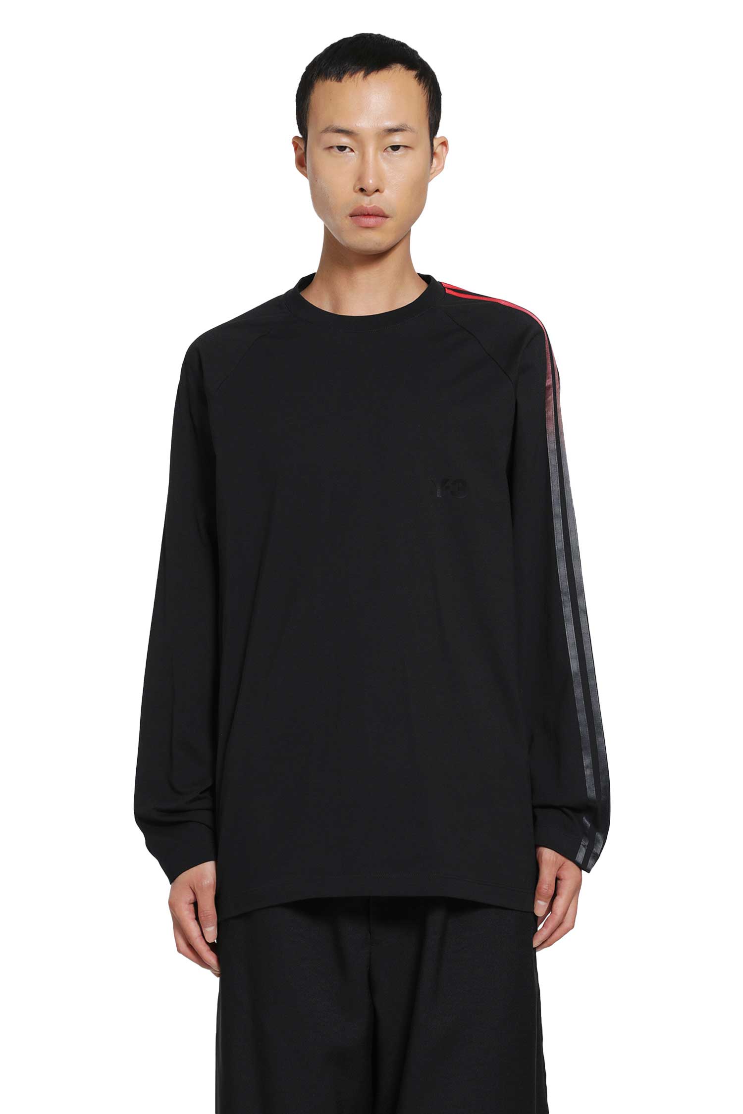 Y-3 Oversized Gradient Stripes Long Sleeve T-Shirt man