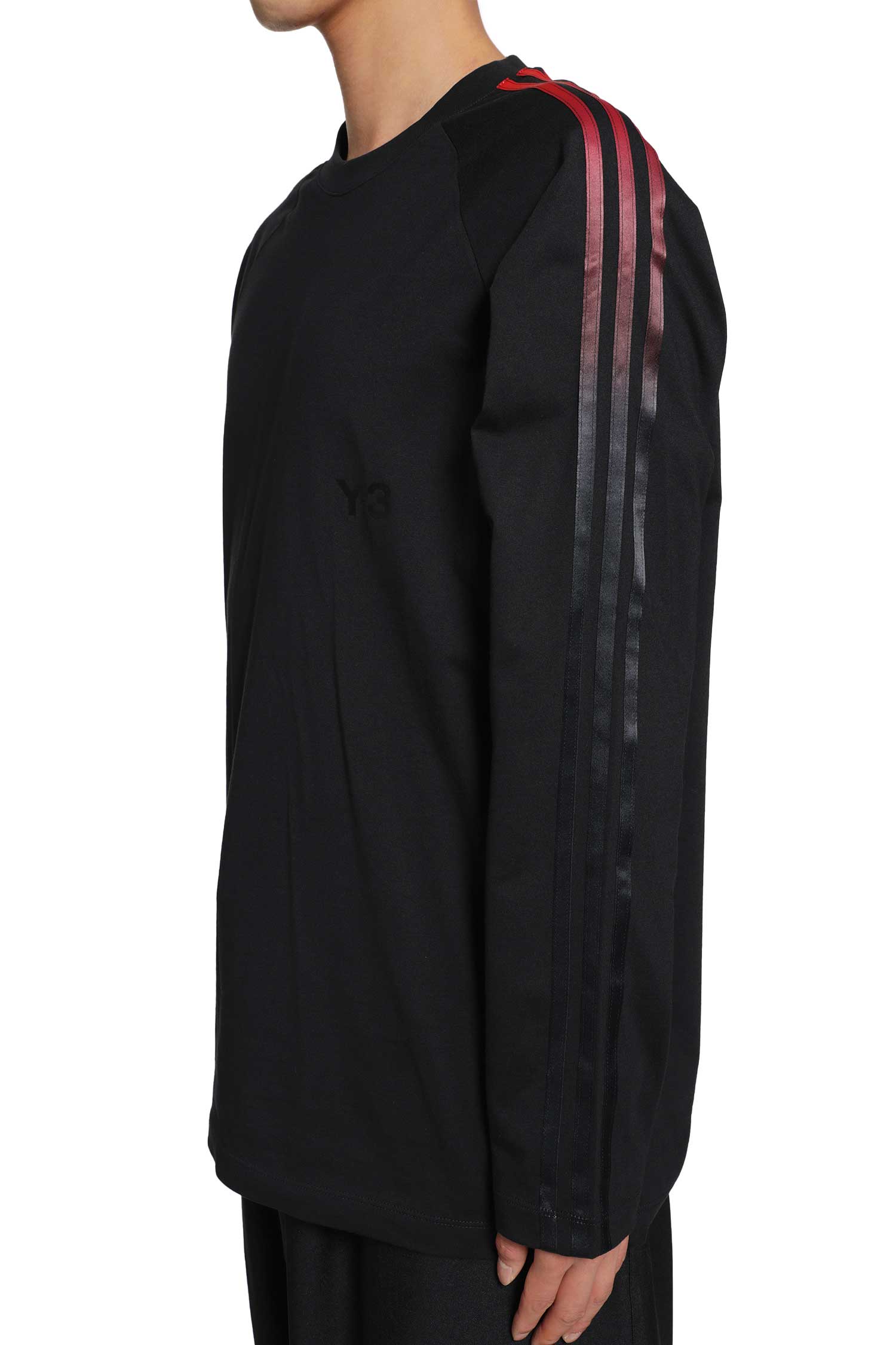 Oversized Gradient Stripes Long Sleeve T-Shirt