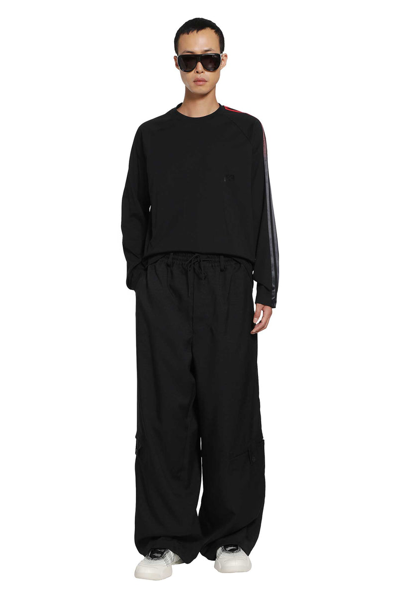 Y-3 Oversized Gradient Stripes Long Sleeve T-Shirt man