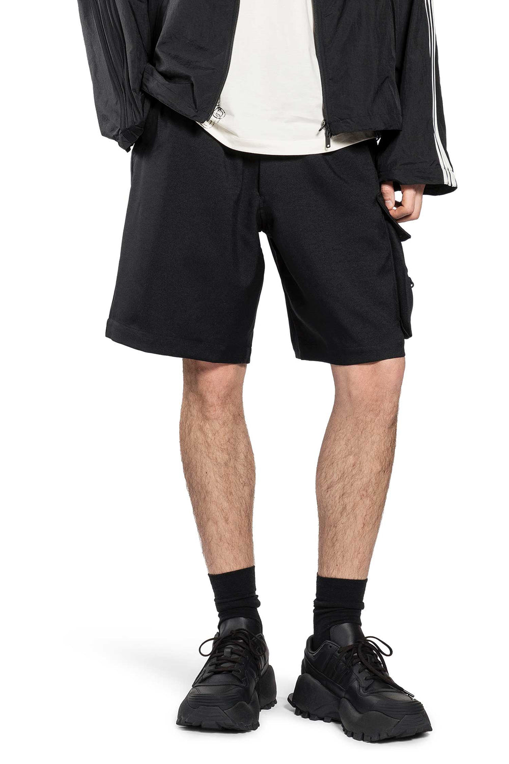 Y-3 Sport Uniform Cargo Shorts man