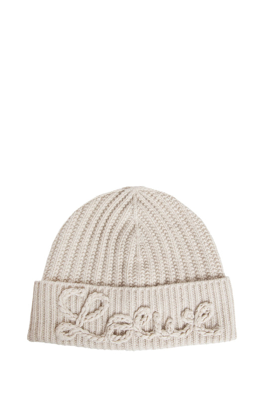 LOEWE WOMAN BEIGE HATS