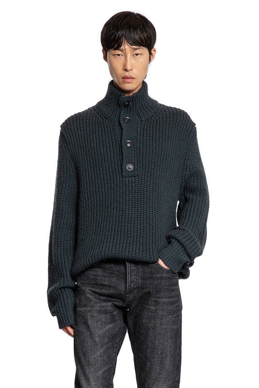 Cashmere Wool Half-Button Sweater - Antonioli.eu