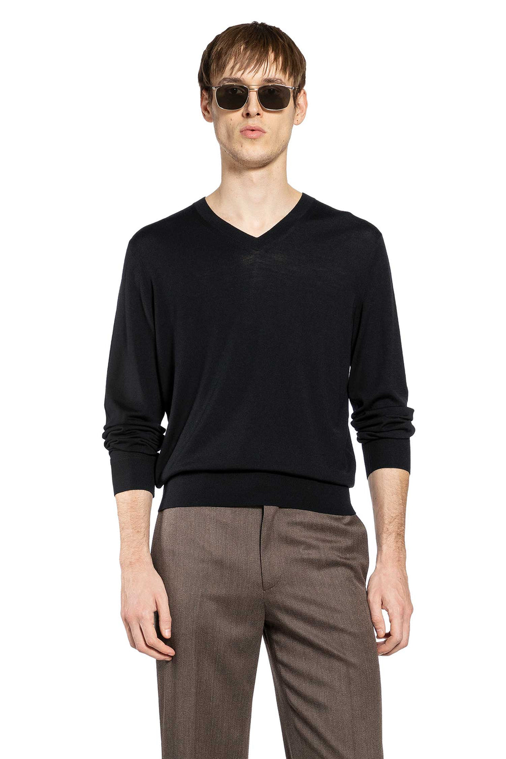 TOM FORD Wool V-Neck Sweater man