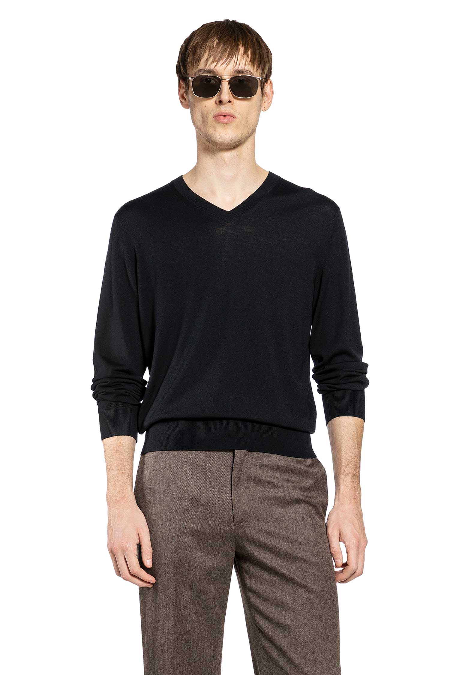 Wool V-Neck Sweater