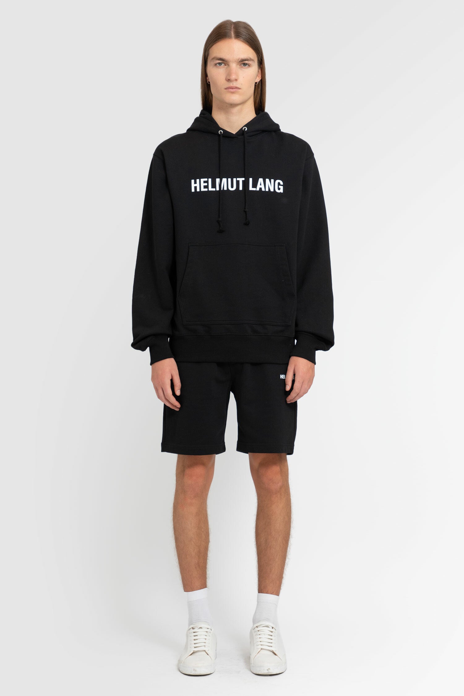 HELMUT LANG MAN BLACK SWEATSHIRTS