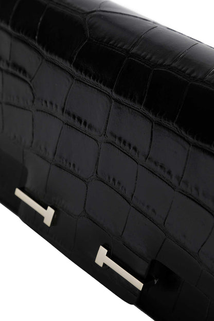 Leather T-Strap Bag