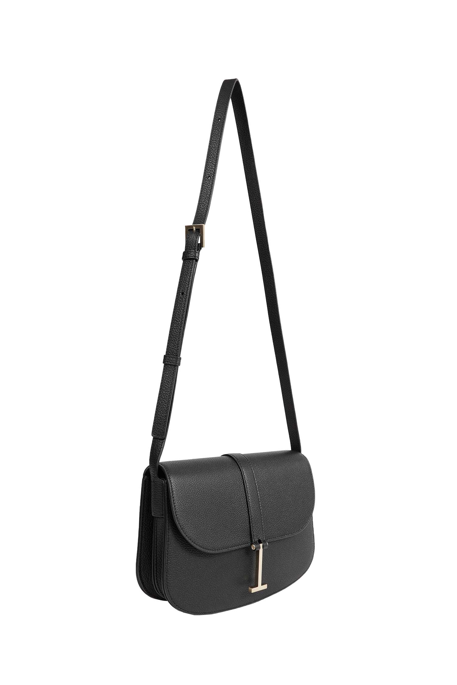 Grain Leather Small Crossbody Bag