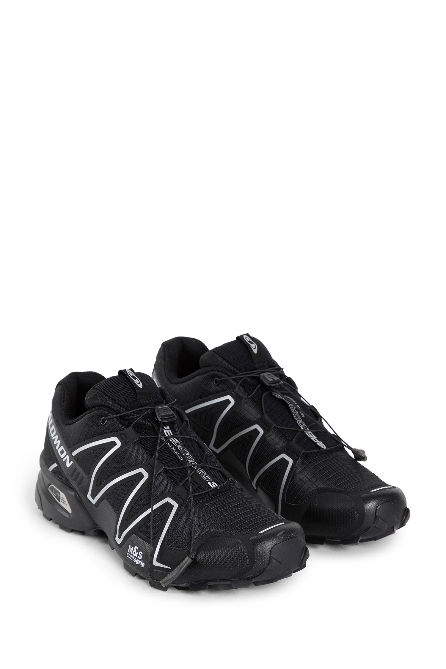 SALOMON UNISEX BLACK SNEAKERS