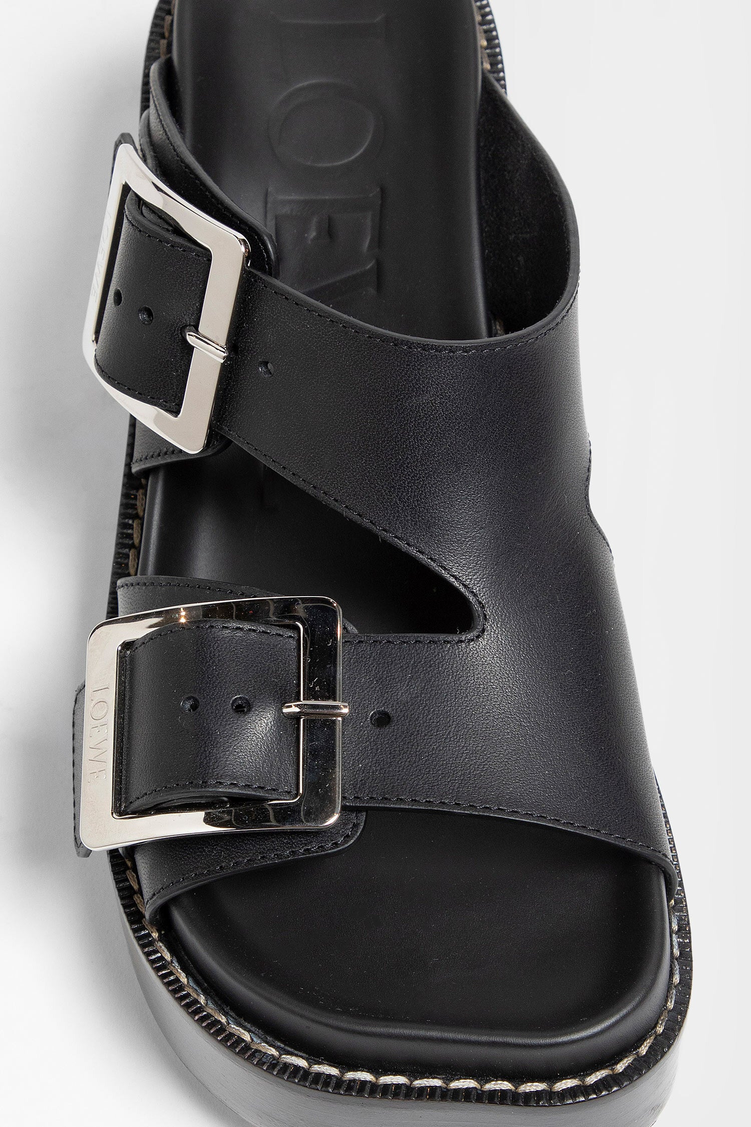 LOEWE WOMAN BLACK SANDALS