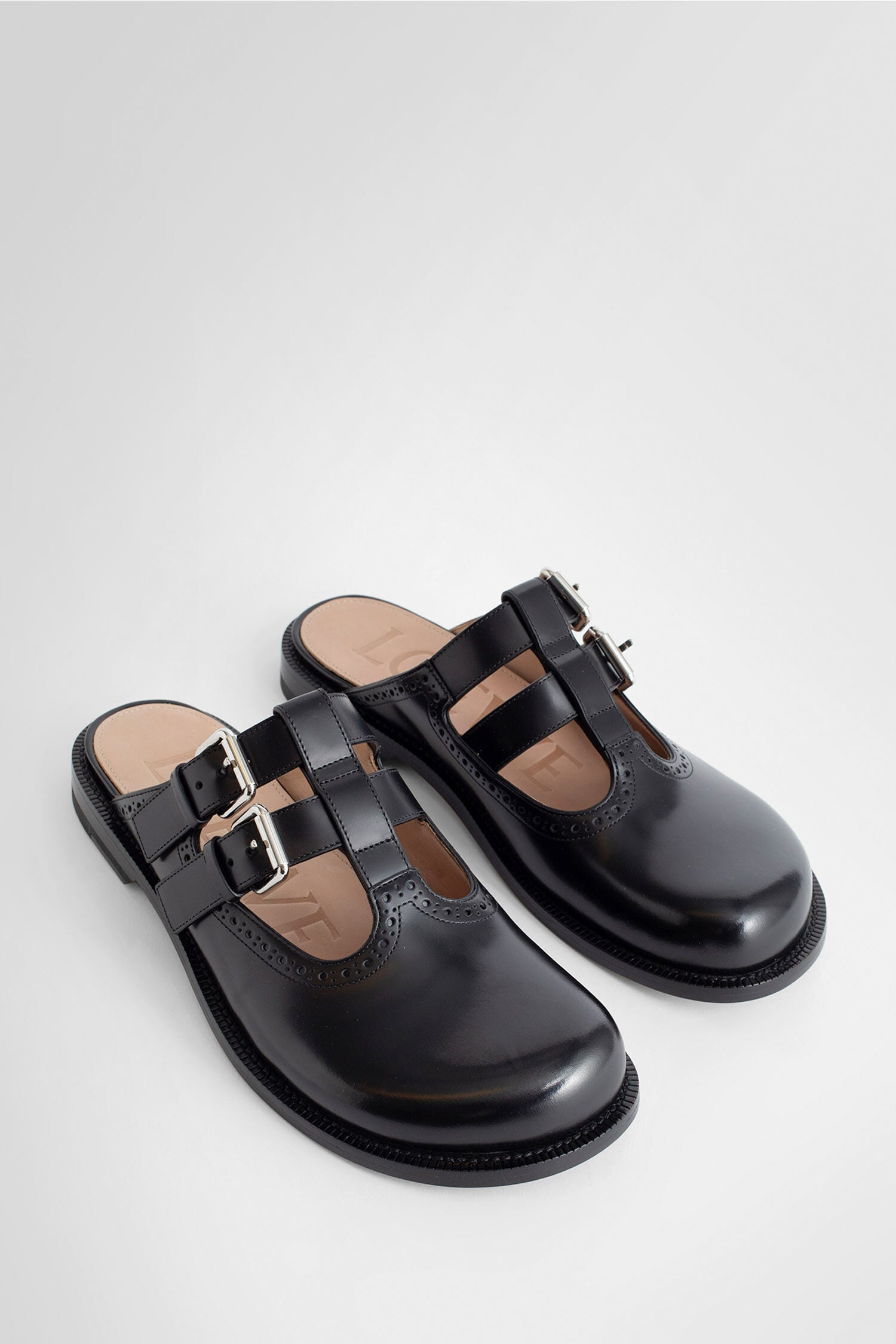 LOEWE WOMAN BLACK MULES