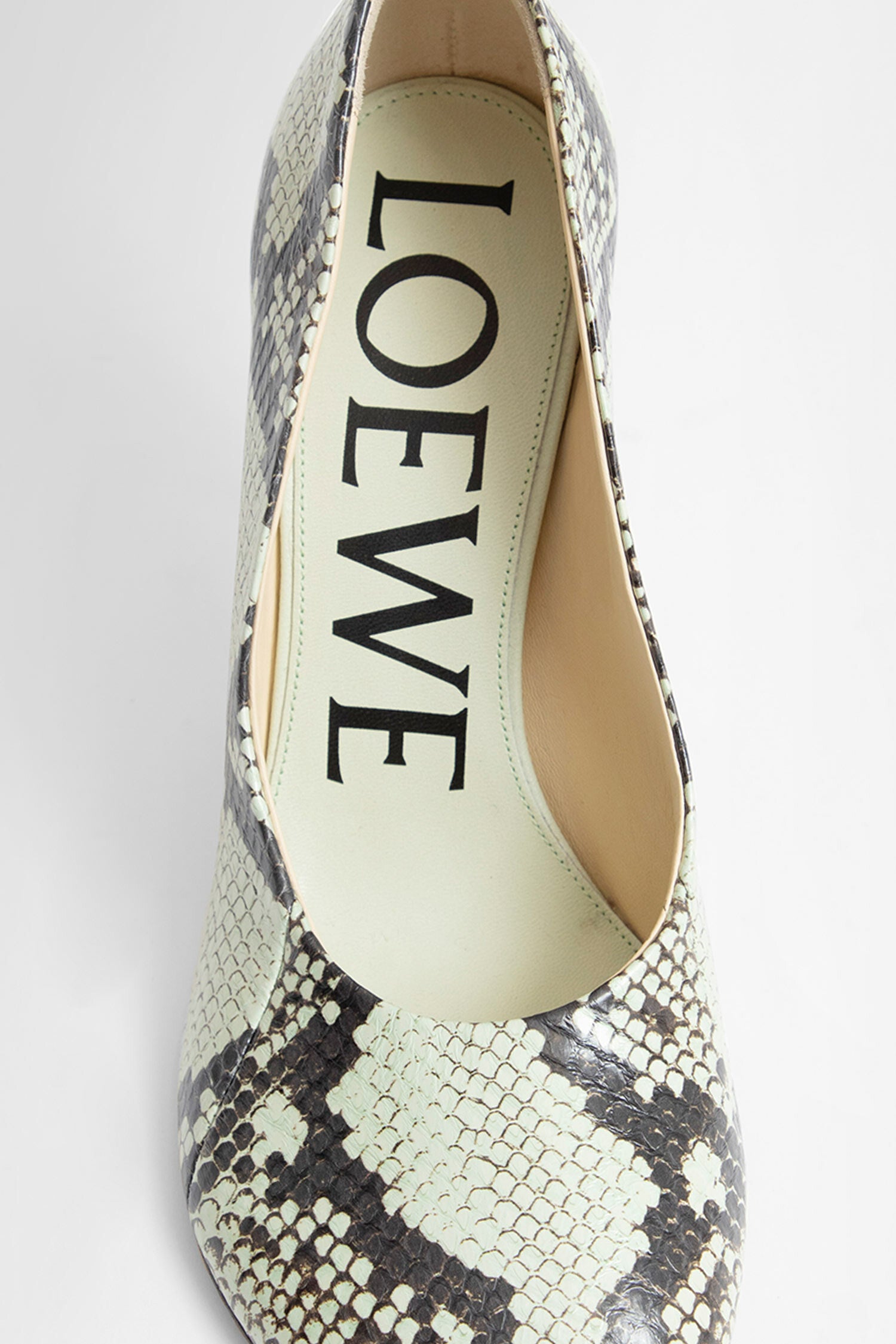 LOEWE WOMAN GREEN PUMPS