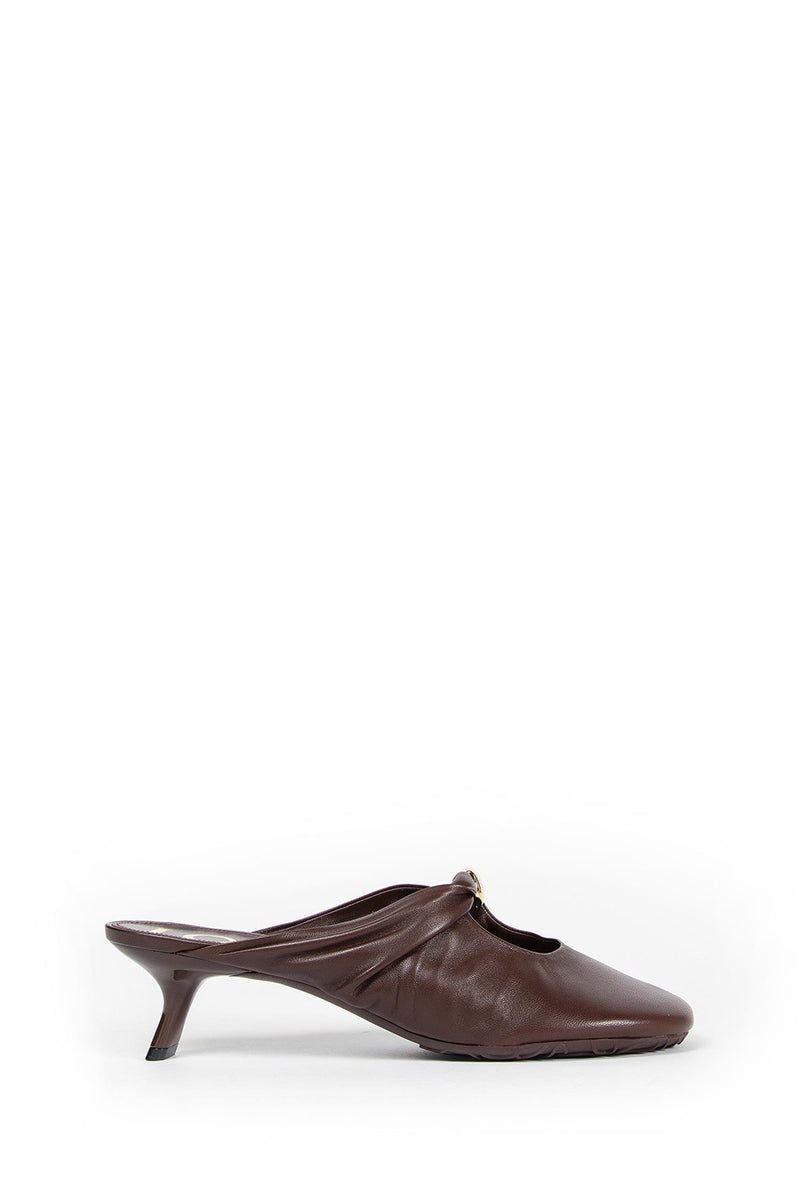 Pebble Soft Mules in Nappa Lambskin