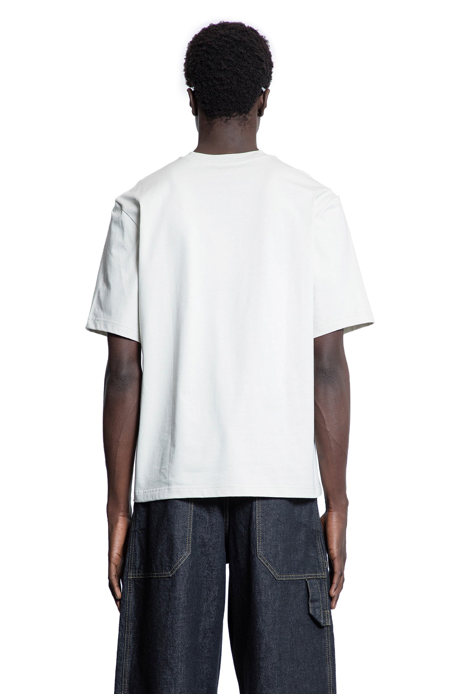 STUDIO NICHOLSON MAN OFF-WHITE T-SHIRTS & TANK TOPS