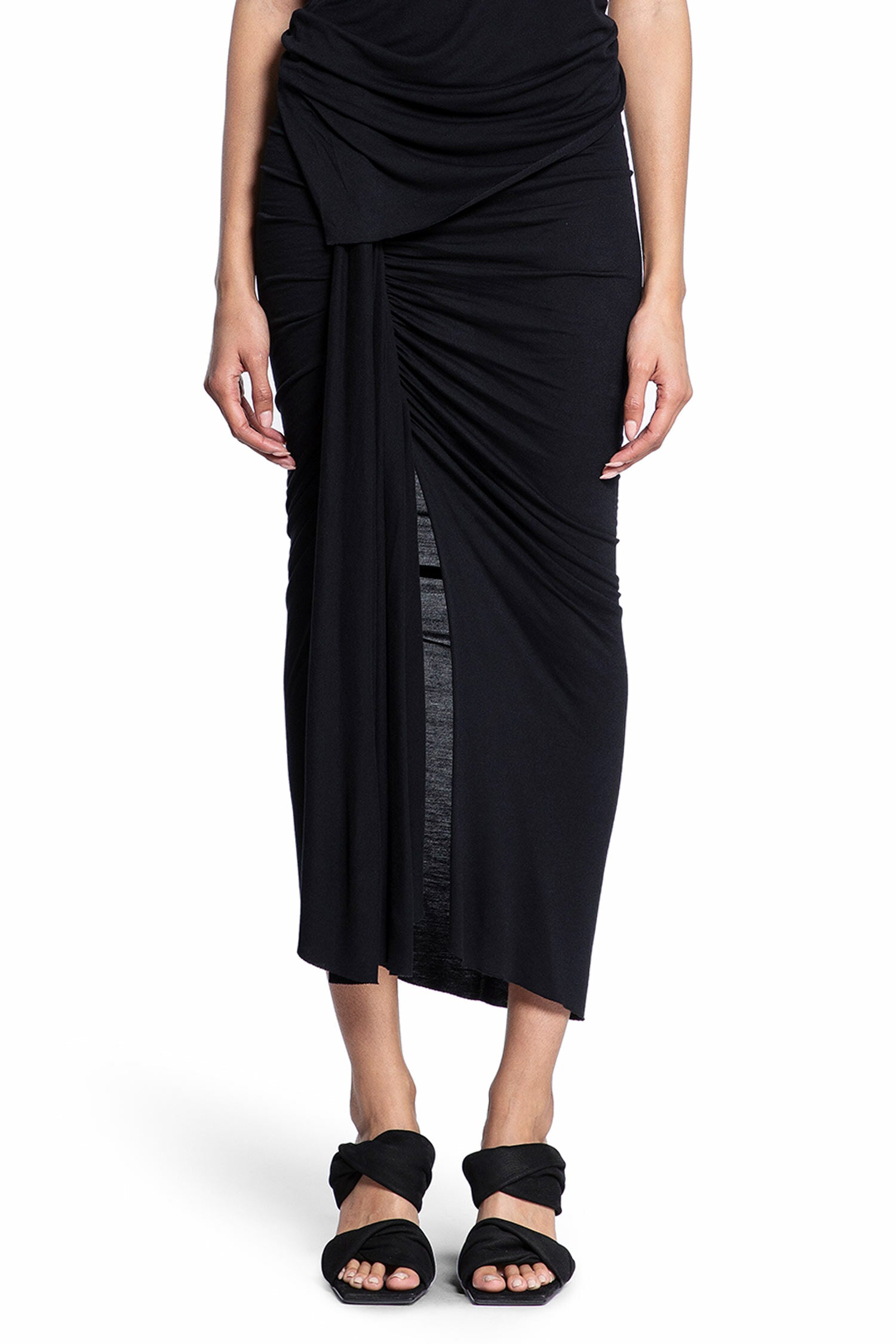 RICK OWENS WOMAN BLACK SKIRTS