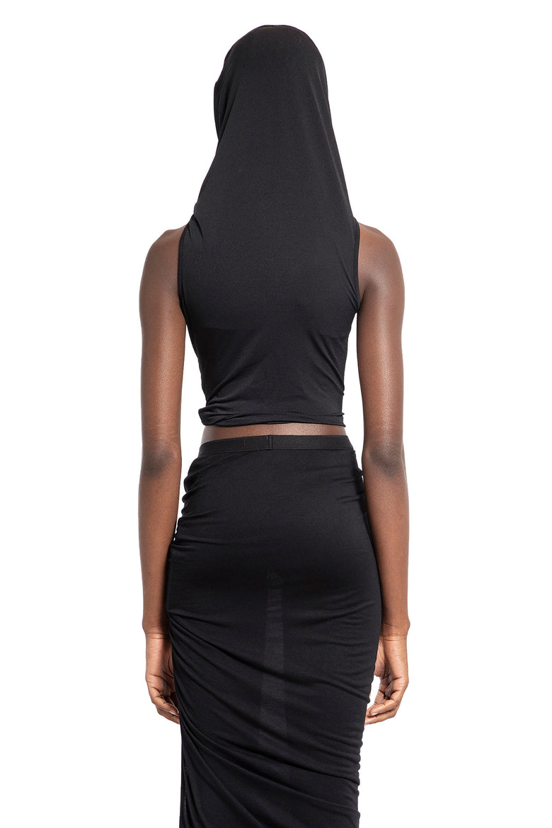 RICK OWENS LILIES WOMAN BLACK TOPS