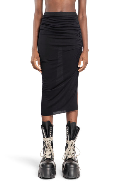 Antonioli RICK OWENS LILIES WOMAN BLACK SKIRTS