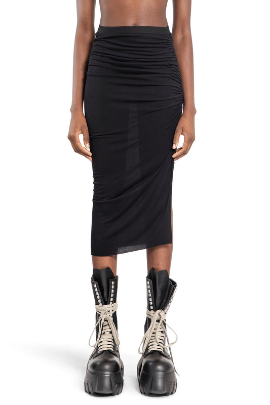 RICK OWENS LILIES WOMAN BLACK SKIRTS