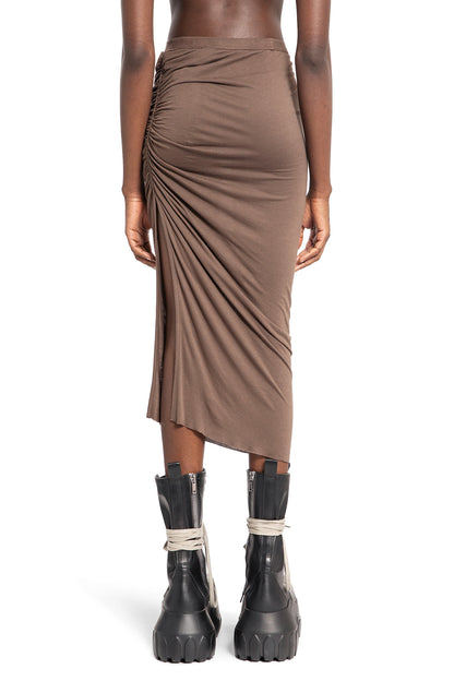 RICK OWENS LILIES WOMAN BEIGE SKIRTS