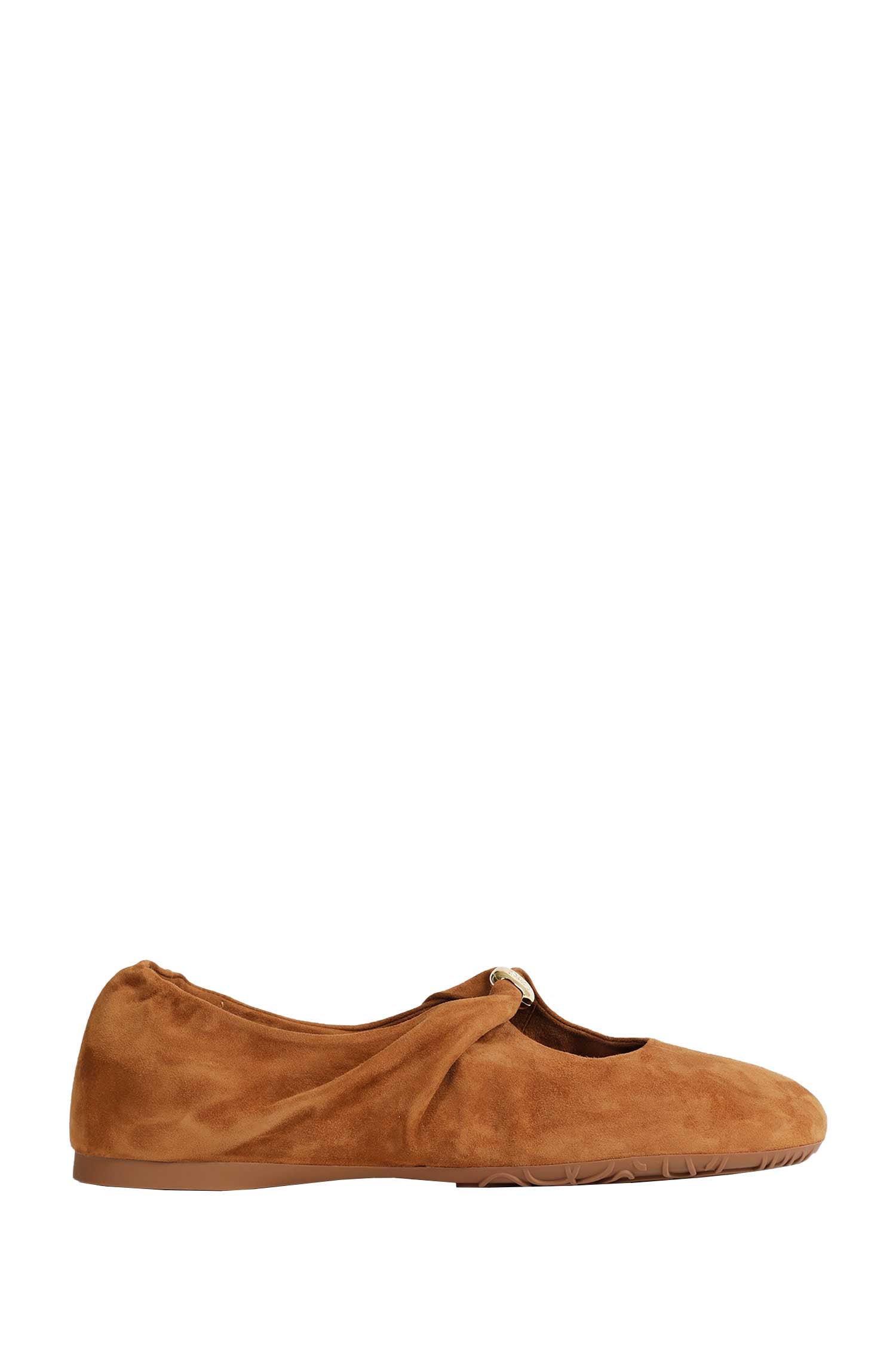 LOEWE Suede Ballerinas woman
