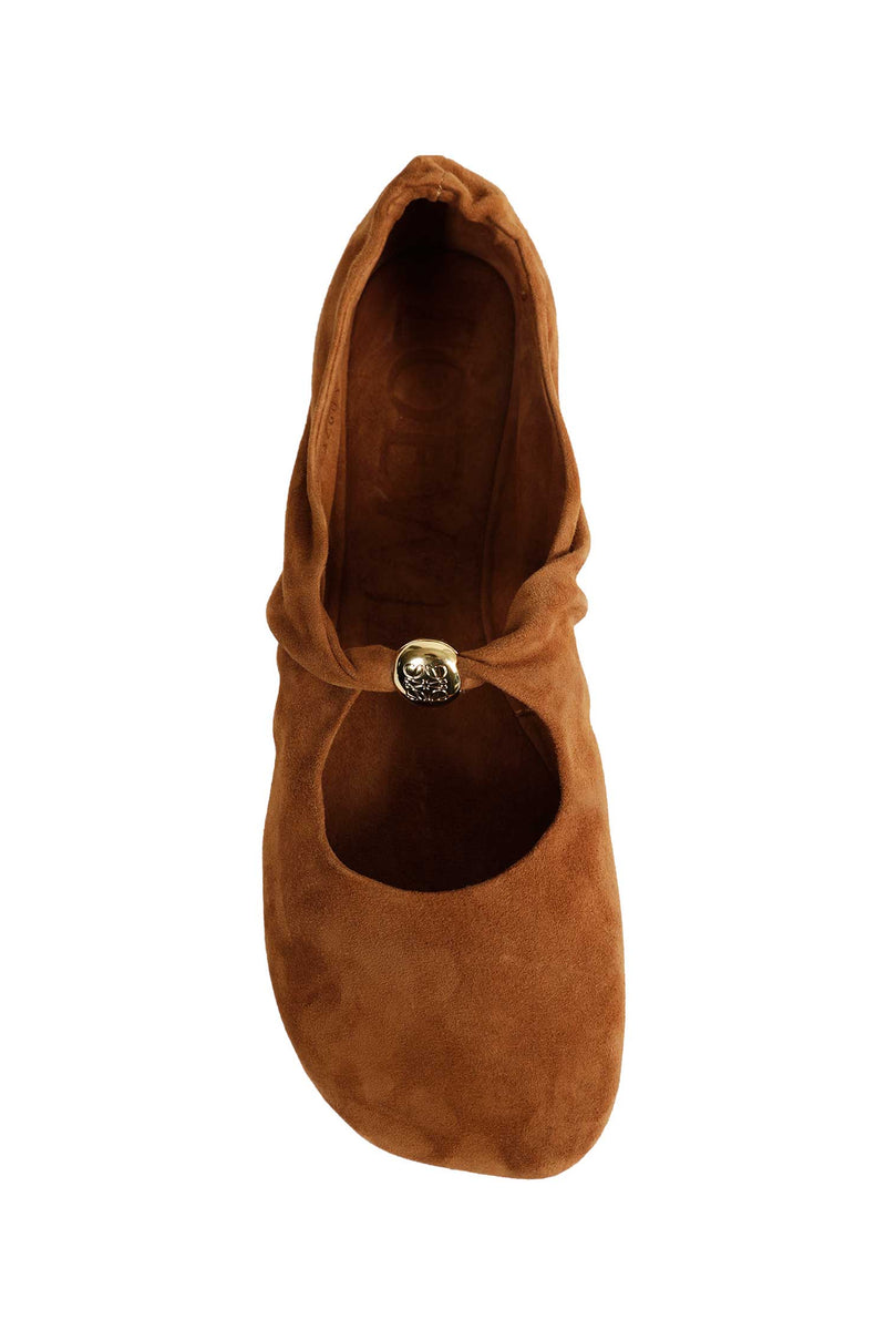 LOEWE Suede Ballerinas woman