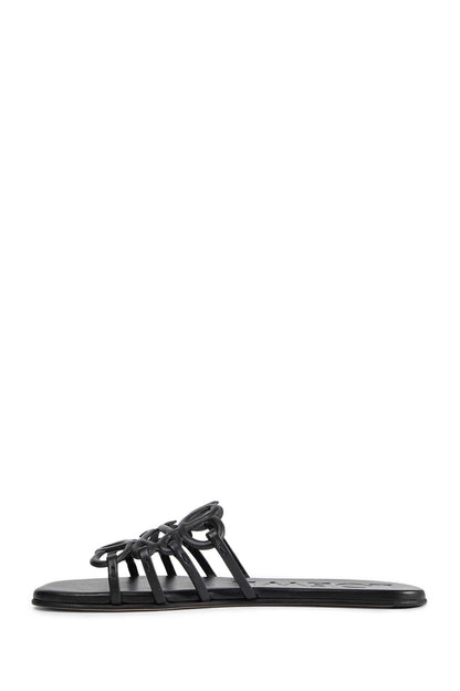 Petal Anagram slides in Soft Calfskin