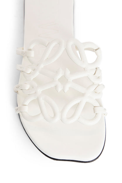 LOEWE WOMAN WHITE SANDALS & SLIDES