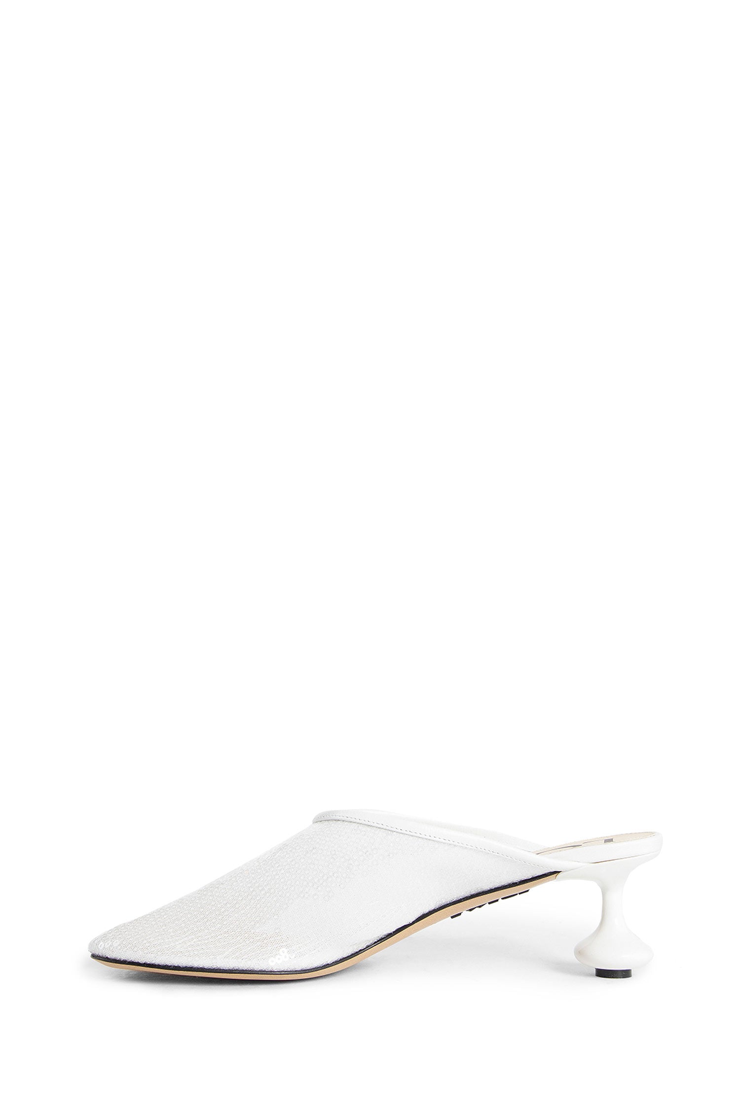 LOEWE WOMAN WHITE MULES